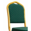 Krzesło do jadalni HEKATE zielone złote KH1501100391 wys. 93,5 cm tkaninowe