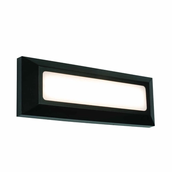 Prostokątny kinkiet elewacyjny Severus 61211 Saxby IP65 LED 3W 3000-6000K czarna