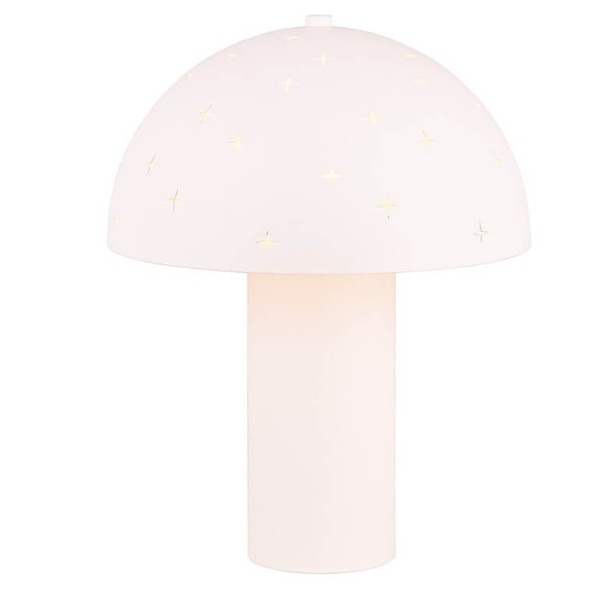 Lampka nocna grzybek Seta R51361031 efekt gwiazd biała