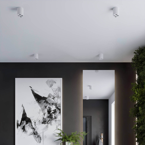Plafon sufitowy Zoe SL.1209 Sollux LED 9W 4000K walec minimalistyczny biały