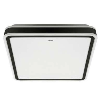 Łazienkowa LAMPA sufitowa AURELIA 03816 Ideus metalowa OPRAWA plafon LED 24W 4000K kwadratowy IP44 biały czarny