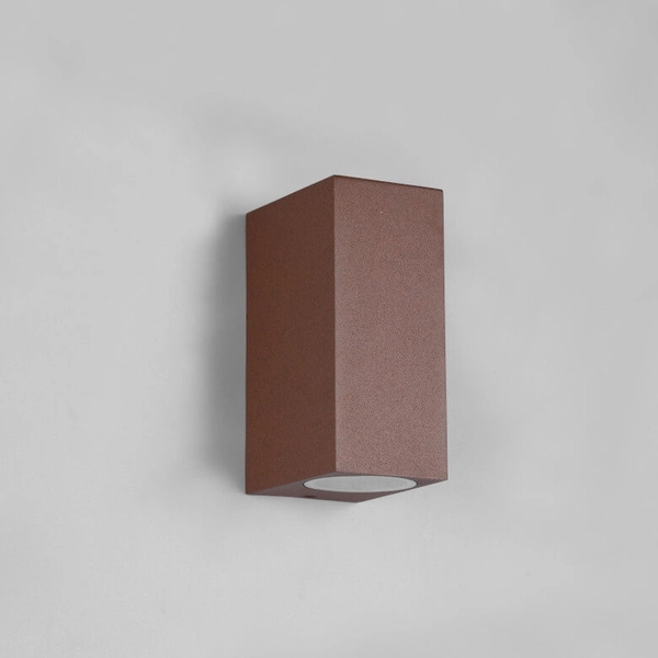 Metalowy kinkiet ścienny ORVIE DL224204269 góra-dół IP44 rdzawy