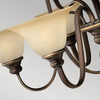 Antyczna lampa wisząca Cello HK-CELLO9 Hinkley metalowa brązowa