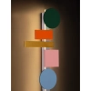 Geometryczna lampa ścienna GORZANO LE45551 LED 27W 2700-4000K kolorowa