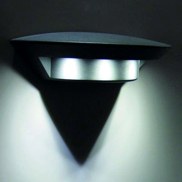 Ścienna LAMPA ogrodowa Kasper KASPER Elstead elewacyjna OPRAWA zewnętrzny kinkiet LED 12W metalowy outdoor IP44 grafitowy