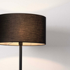 Lampa podłogowa do sypialni GUAVIARE LE44952 z abażurem czarna