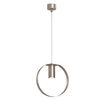 Lampa okrągła wisząca ORTIGA 5043 Shilo do jadalni platynowa