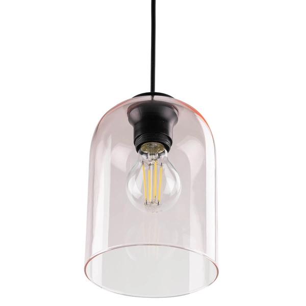 Lampa wisząca nad wyspę Molly 10296 zwis rurka różowa czarna