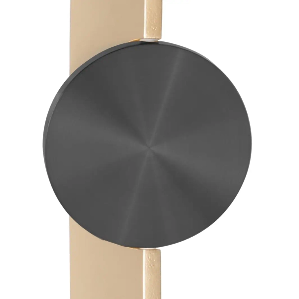 Kinkiet ścienny do przedpokoju Flux WL32160/3W/GD LED 3W 3000K czarny złoty