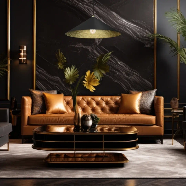 Lampa zwisająca nad stół FUJI MLP0646 do jadalni trójkątna czarna