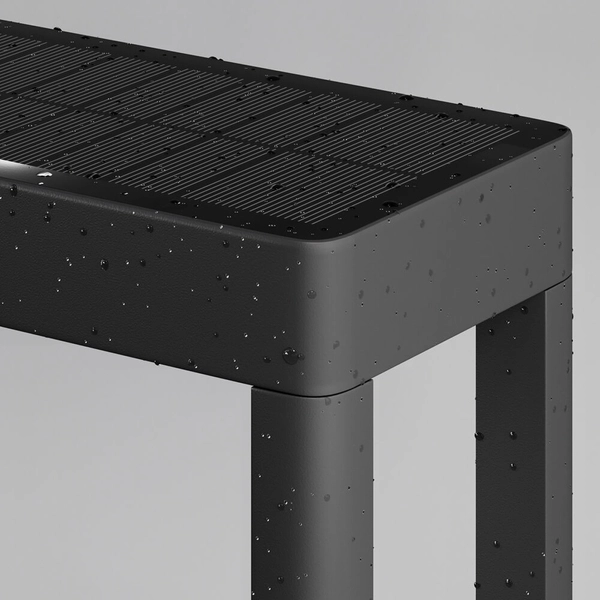 Stojąca lampa zewnętrzna Pir OSL456FL-L2GF3K Maytoni IP54 loftowa grafitowa