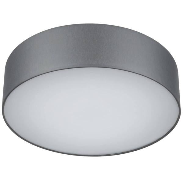 Okrągła lampa nasufitowa Rondo 4239 do kuchni round metalowa szara