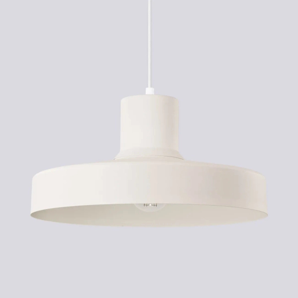 Lampa wisząca BILO SL.1704 beżowa owalna metalowa 1xE27
