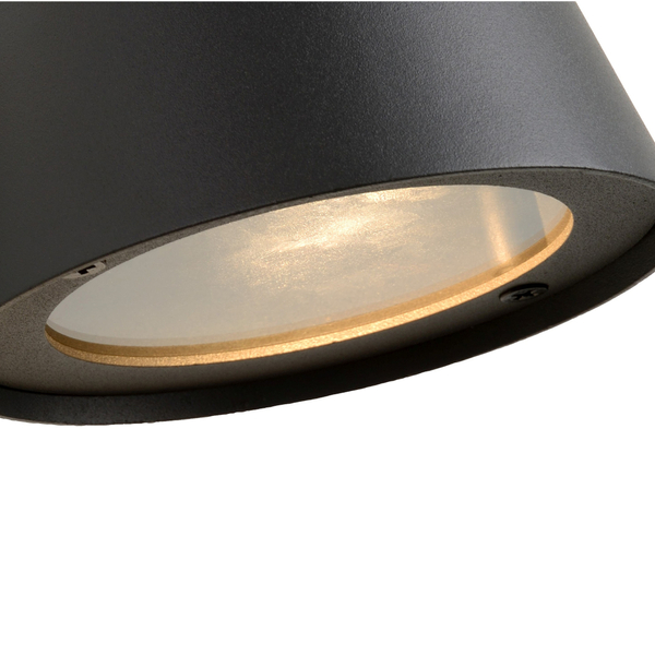 Metalowa lampa ścienna 14881/05/30 kinkiet do przedpokoju czarny