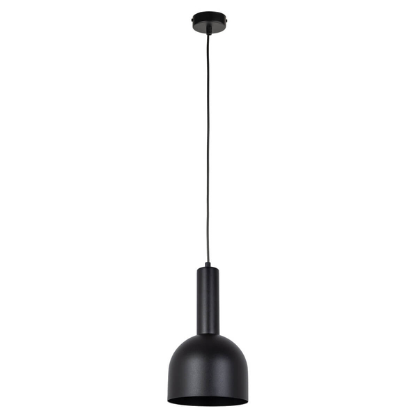 Wisząca lampa nad wyspę Vitrum 41107 kopuła do kuchni czarna