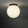 Sufitowa lampa podtynkowa Vos 1 10963 opalowa kula czarny