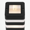 Podłużna lampa ogrodowa Tamiza K-8208 Kaja IP44 słupek metalowa czarna