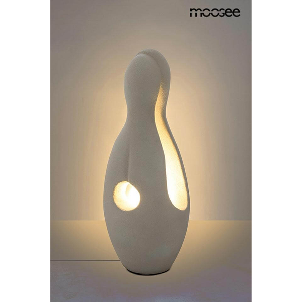 Stylowa lampa podłogowa Mykonos MSE1501100330 Moosee do salonu biała