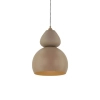 Ceramiczna lampa wisząca Tigali beżowa 5241 1xE27 kopułowa