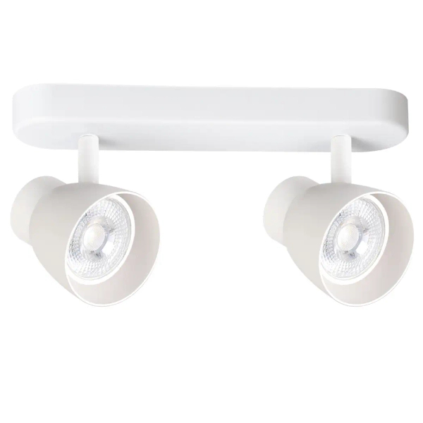 Podwójna sufitowa lampa Dravo LP-9523/2WS WH do przedpokoju biały