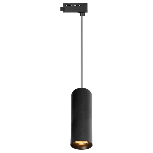 Wisząca lampa szynowa jednofazowa Pipe Track ML2063 tubka czarny