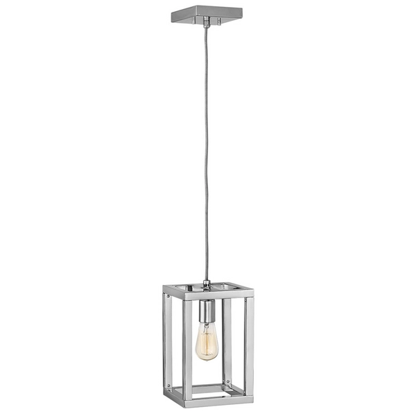 Wisząca lampa QN-ENSEMBLE1P-PN do salonu metal nikiel