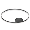 Minimalistyczna lampa natynkowa Halo LED 55W 3000K czarna