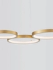 Wisząca lampa pokojowa LE42826 rings LED 28W złota