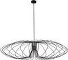 Lampa wisząca Tizi K-3408 CZARNY z drucianym kloszem