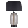 Stołowa lampa do salonu Amur LP-919/1T smoked przydymiona czarny