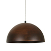 Metalowa kopuła wisząca Hemisphere 6367 retro lampa do holu rdzawa