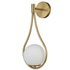 Ścienna lampa DROP ST-F079 gold Step metal szkło łezka złota