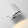 Regulowana lampa ścienna Bot 1046C Aldex metalowy kinkiet tuba biała