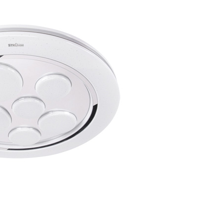 Biała lampa sufitowa Drops LED 48W 3000-6000K okrągła do łazienki