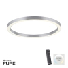 Owalny plafon PURE-LINES srebrny 6306-95 1xLED 42W 2700-5000K ring