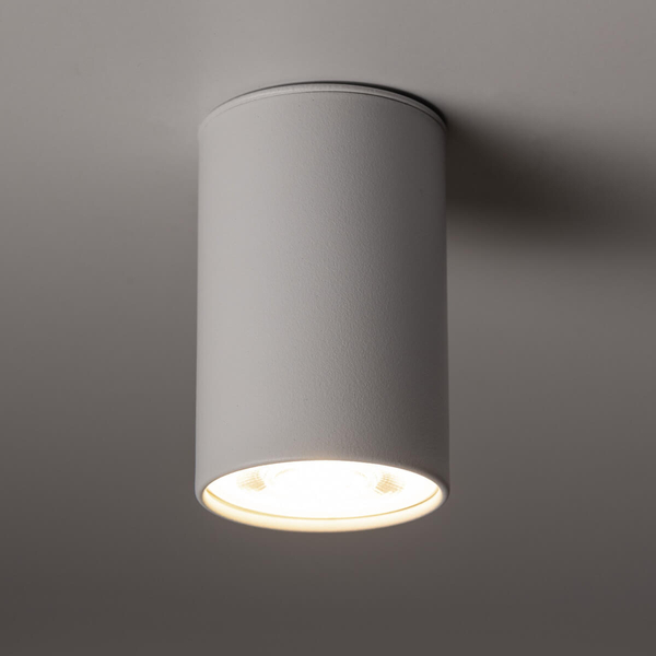 Punktowa lampa nasufitowa Top 5766 do jadalni tubka rurka biała