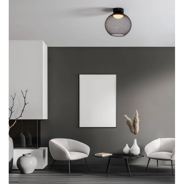 Nasufitowa lampa RITA LE44256 LED 12W 3000K druciana czarna