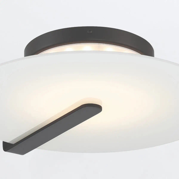 Ścienna lampa do salonu Nuvola QN-NUVOLA-F-M-BK LED 18W 3000K czarna biała