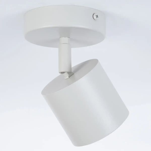 Lampa ścienna do sypialni Mila 1 41352 tuba nad łóżko szary beżowy
