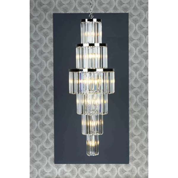 Żyrandol z kryształkami Angel ANG3308 Dar Lighting przezroczysta chrom