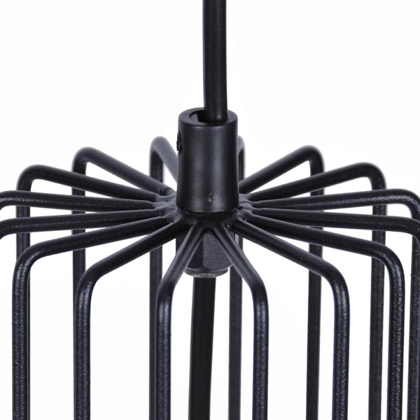 Ścienna lampa Falcon K-4934 drut do przedpokoju czarny