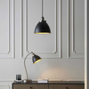 Jadalniana lampa wisząca Franklin 98750 Endon vintage cyna czarna
