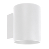 Kinkiet LAMPA ścienna SONIA 03958 Ideus okrągła OPRAWA metalowa tuba loft biała