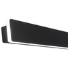 Podłużna lampa ścienna Bodo LP-789/1W 60 BK LED 12W 3000-6000K IP54 czarny