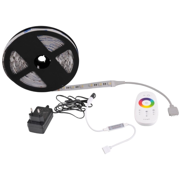 Zestaw taśma LED 319272 22W 3m zasilacz sterownik pilot biała