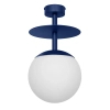 Metalowy plafon dysk do jadalni PLAAT B PLB113003 granatowy