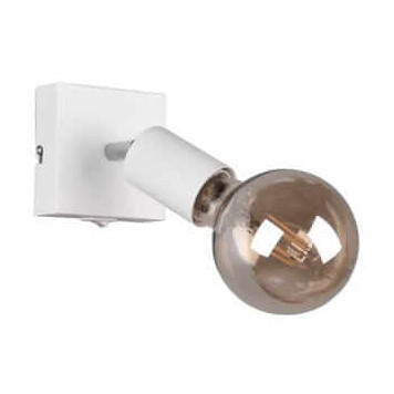 Kinkiet LAMPA ścienna VANNES  R80181731 RL Light regulowana OPRAWA metalowy reflektorek loftowy biały mat