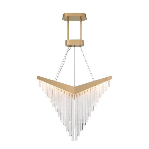 Wisząca lampa nad wyspę Vivien QN-VIVIEN-P-L-BG LED 40W 3000K złota