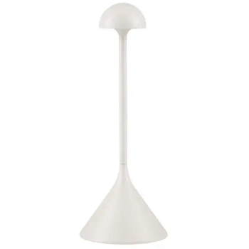 Stołowa lampa ściemnialna na taras CARMEDA LE75286 LED 1W 3000K IP54 biały