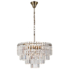 Lampa wisząca glamour Buena PND-22320-9-ABR Italux antyczny brąz